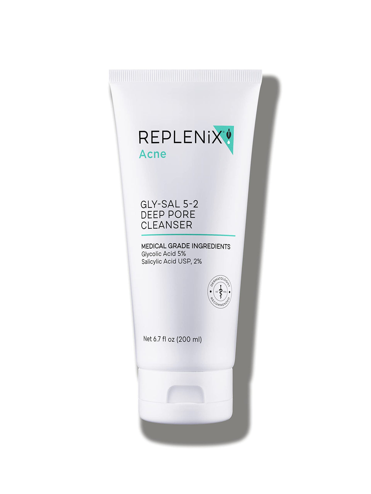 Replenix front bottle view showing clean clinical design and size benefit