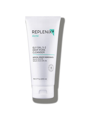 Replenix front bottle view showing clean clinical design and size benefit