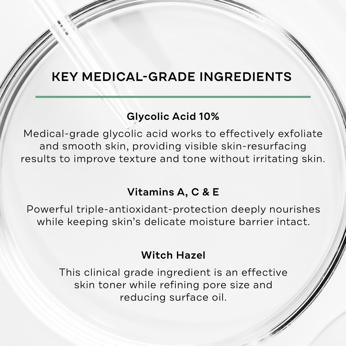 Replenix pad in hand applying to cheek illustrating easy mess-free use