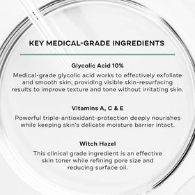 Replenix pad in hand applying to cheek illustrating easy mess-free use