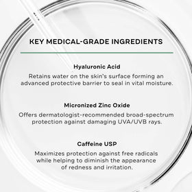 Replenix cream texture swirl illustrating fast-absorbing, hydrating formula benefit