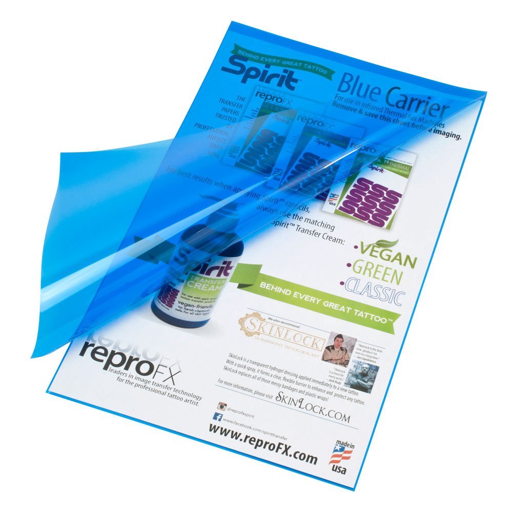 ReproFX Spirit front view showing 14-inch carrier and packaging, improving stencil reliability