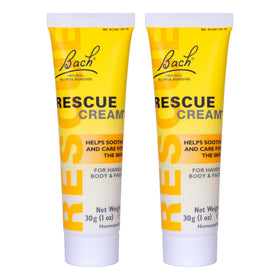 RESCUE front packaging showing twin 30 g tubes and calming branding benefit