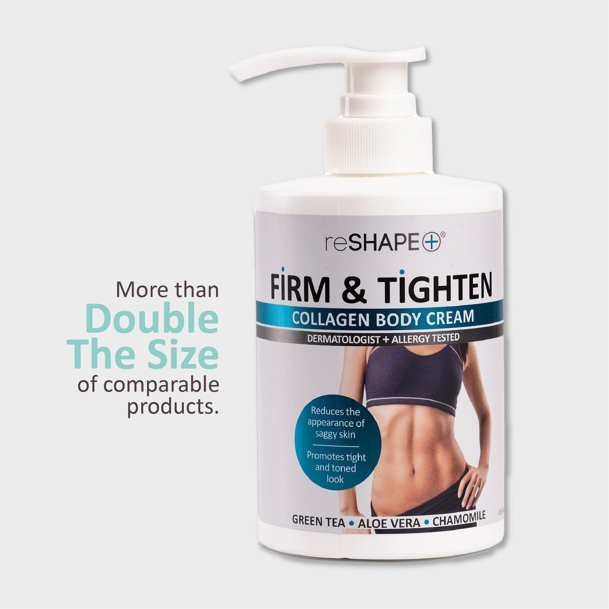Reshape+ applied to face with gentle massage to hydrate skin