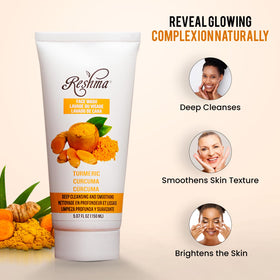 Reshma Beauty label and cap detail, displays ingredient claims and cruelty-free badge