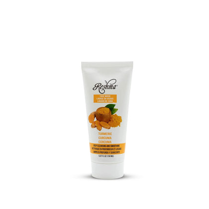 Reshma Beauty front packaging showing bottle and size, highlights travel-friendly benefit