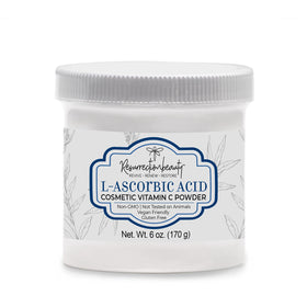 RESURRECTIONbeauty front packaging 6 oz powder showing product clarity and value