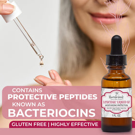 RESURRECTIONbeauty label close-up, ingredient certification and clarity benefit