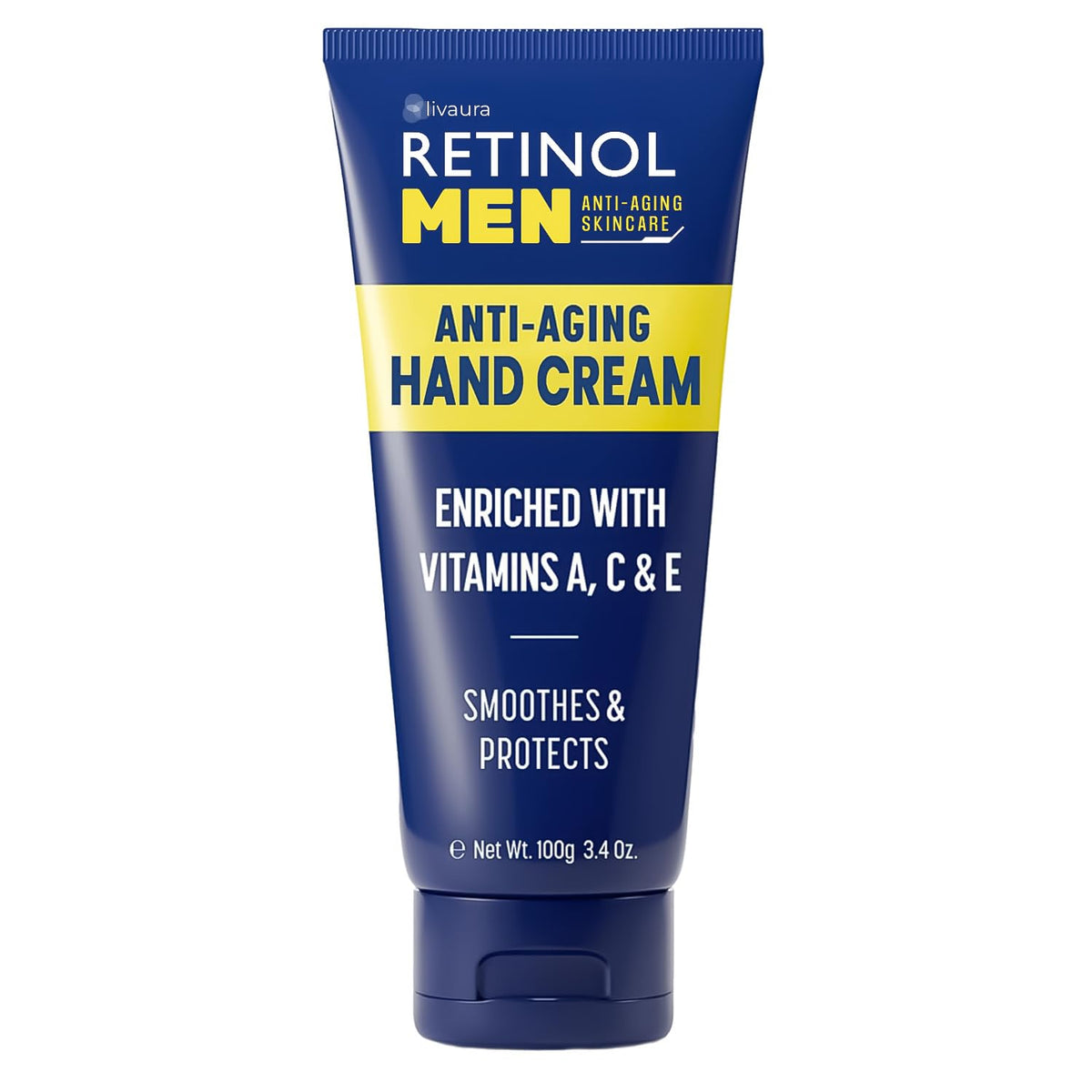 Retinol LIVAURA front tube showing product and clean design for easy recognition