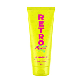 RETRO Rewind front tube showing label and travel-size convenience