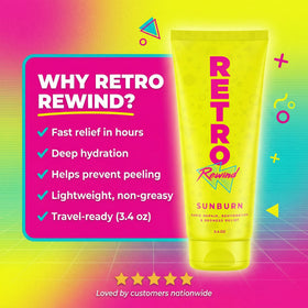 RETRO Rewind tube in hand showing 3.4 oz size for on-the-go use