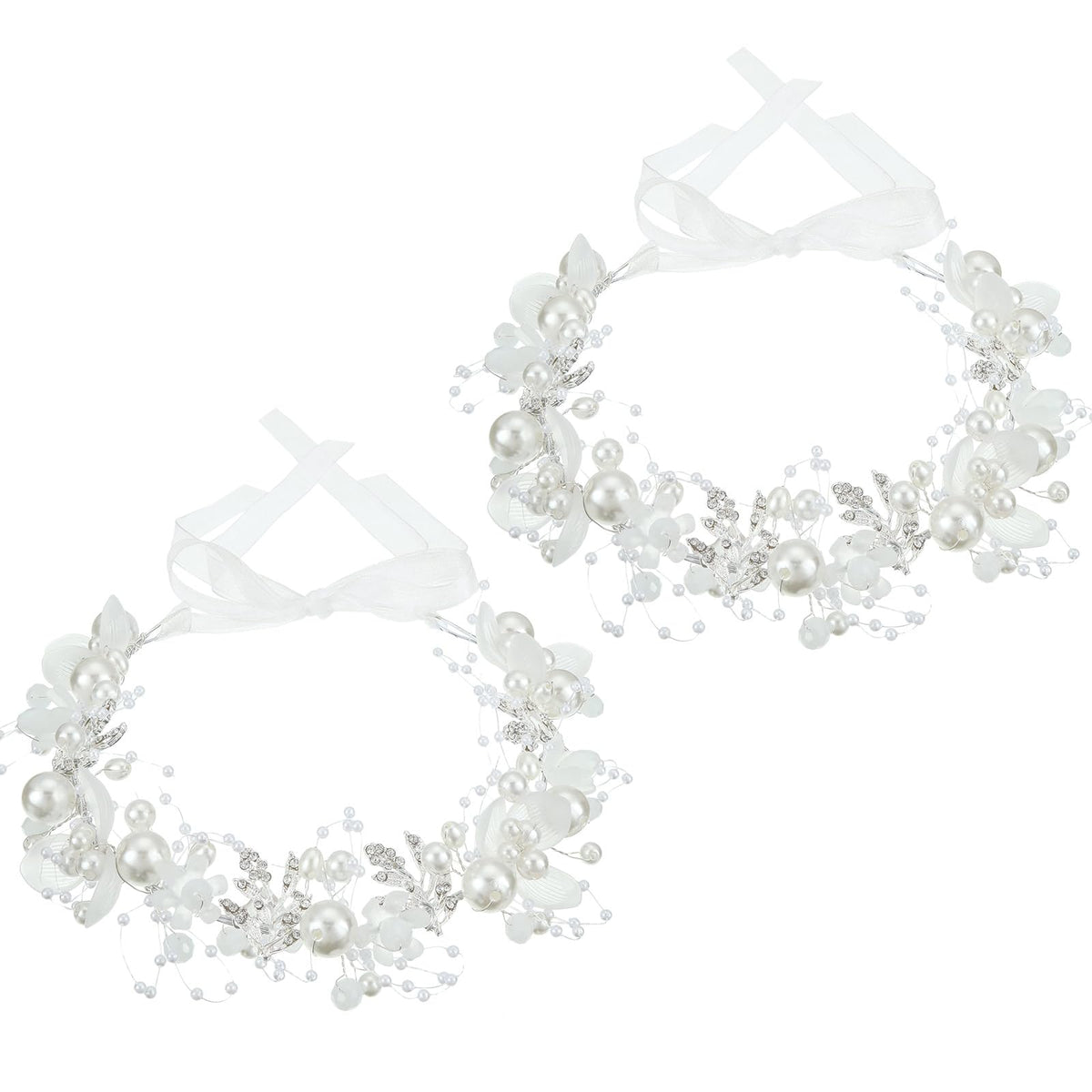 Retrowavy front view showing two headbands and elegant sparkle