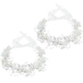Retrowavy front view showing two headbands and elegant sparkle
