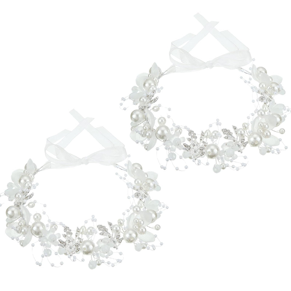 Retrowavy front view showing two headbands and elegant sparkle