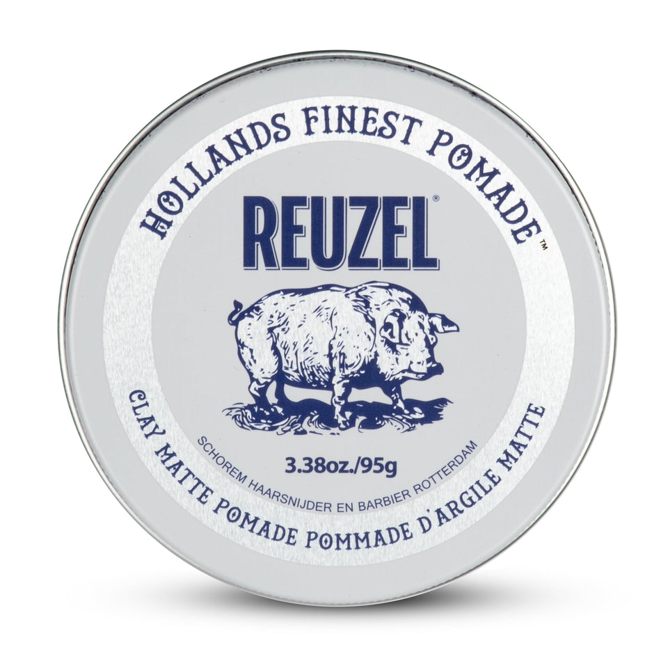 REUZEL jar front view showing label and compact styling benefit