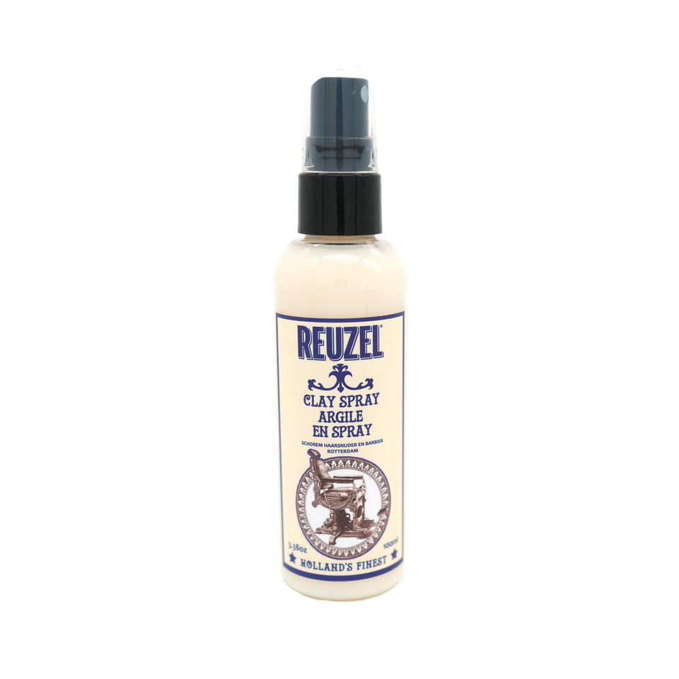 REUZEL bottle front packaging showing matte finish and compact size benefits