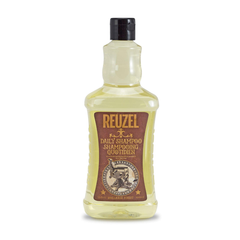 REUZEL front bottle shot showing label and large refill size for consistent daily cleansing