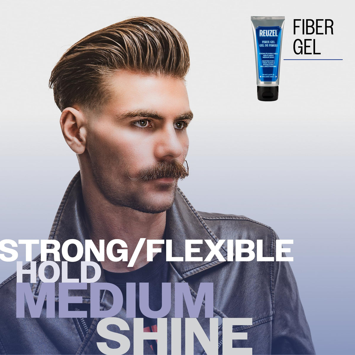 REUZEL open jar texture close-up showing fiber gel consistency benefit