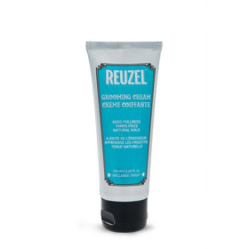 REUZEL front packaging showing jar and label, clear product identity benefit