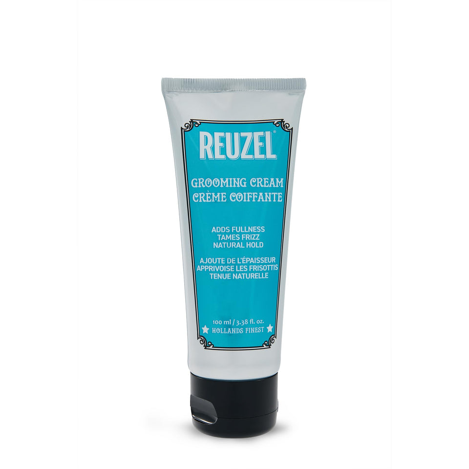 REUZEL front packaging showing jar and label, clear product identity benefit