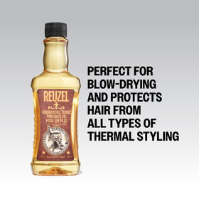 REUZEL before and after hair comparison showing added volume and natural finish