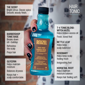 REUZEL applied by barber during haircut for precision and ease benefit