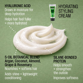 REUZEL close-up of cream texture highlighting smooth blend for frizz control