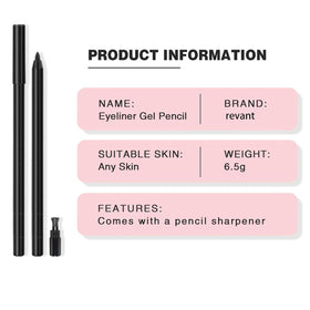Revant Beauty application on upper lashline illustrating steady strokes and natural finish