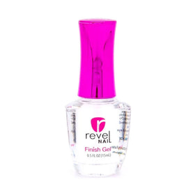 Revel Nail finish gel glossy nails lifestyle shot showing long-lasting shine and chip resistance
