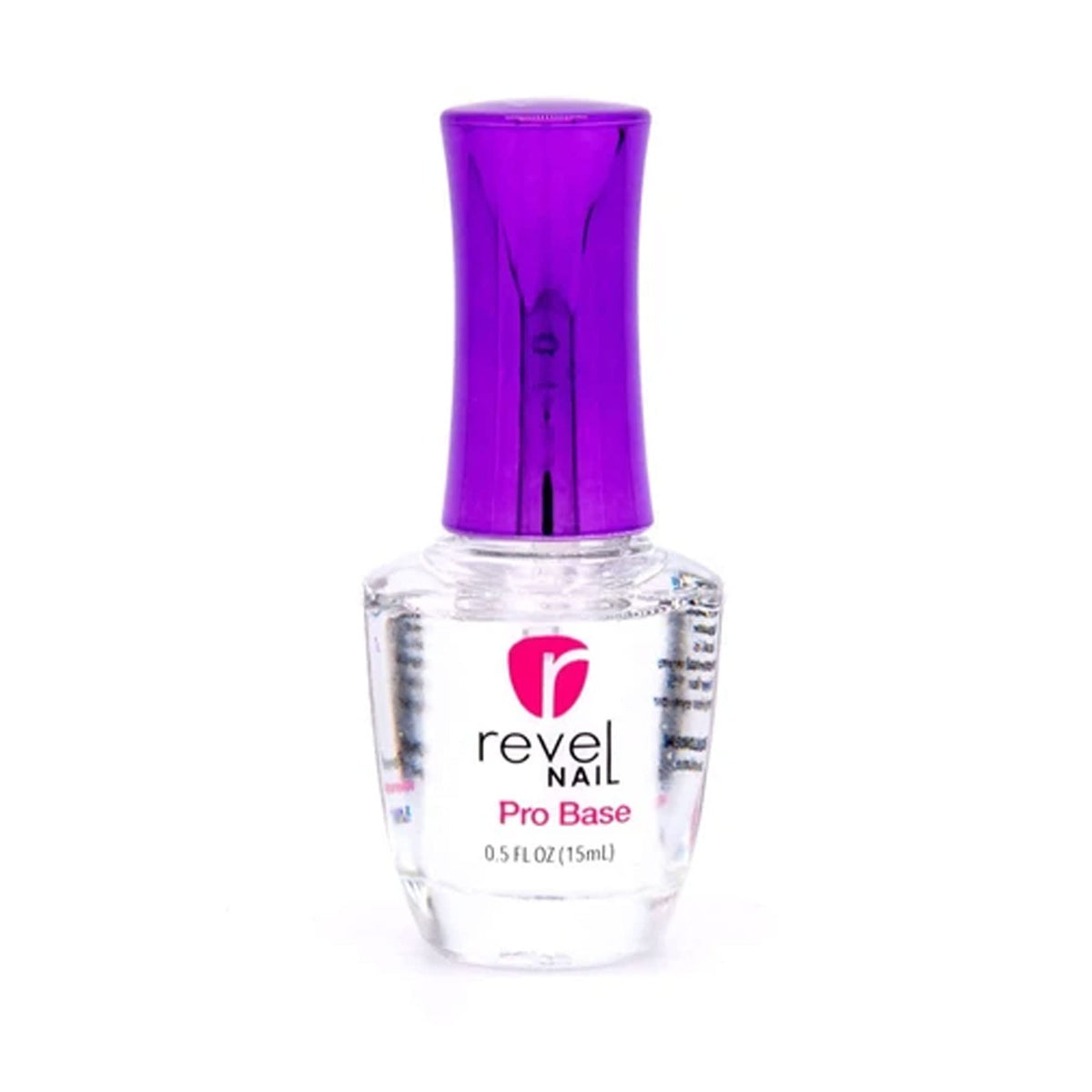 Revel Nail bottle label close-up highlighting ingredients and USA-made quality for confident choices