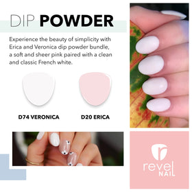 Revel Nail close-up powder texture illustrating fine grind and smooth application