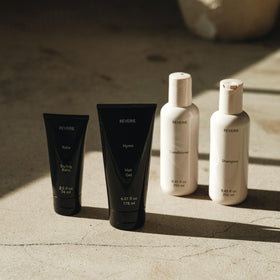 REVERIE on color-treated hair in lifestyle shot protecting color vibrancy
