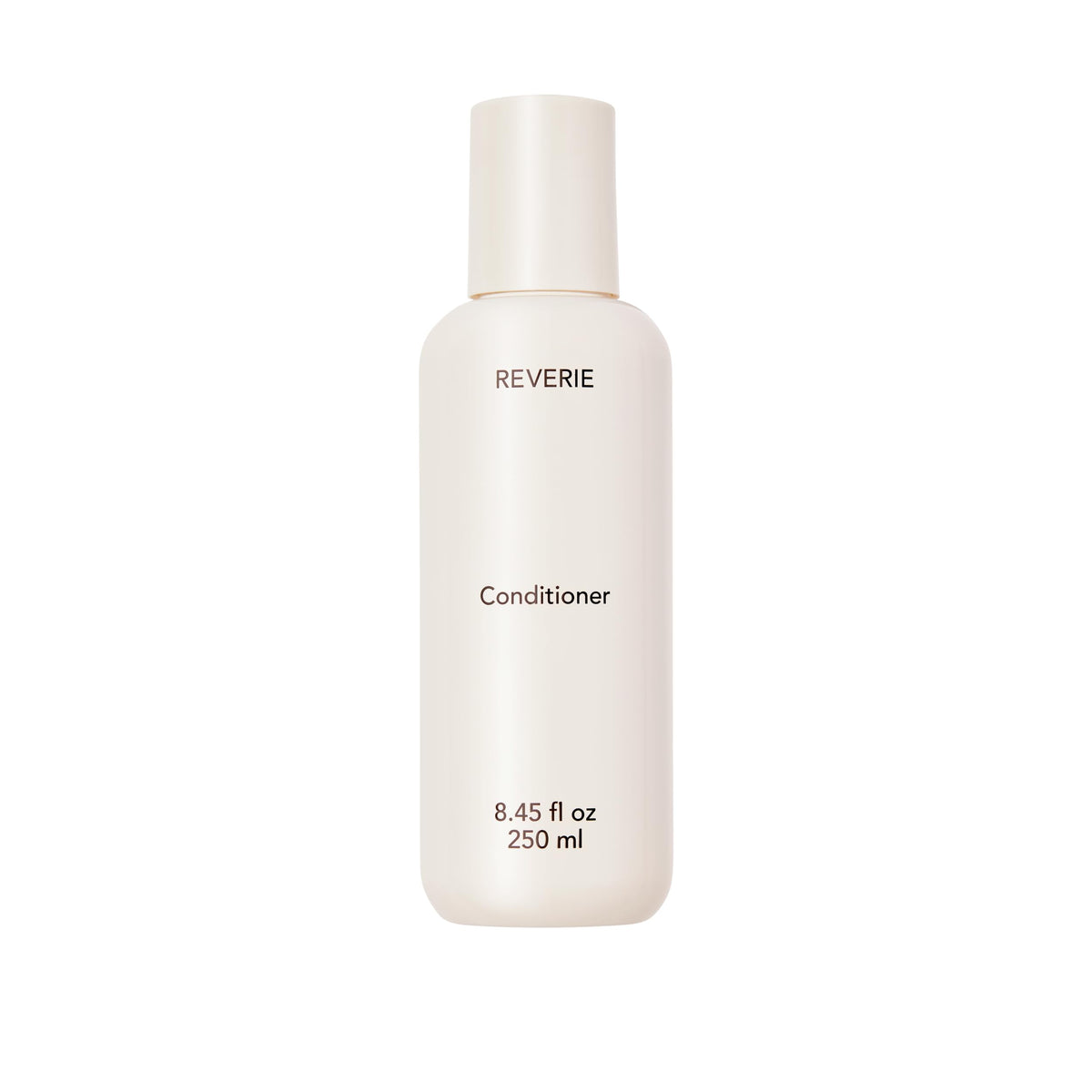 REVERIE front packaging showing bottle and label, highlights clean ingredients