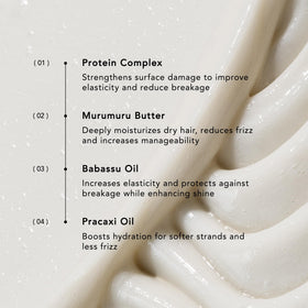 REVERIE murumuru butter ingredient visual conveying deep hydration benefit