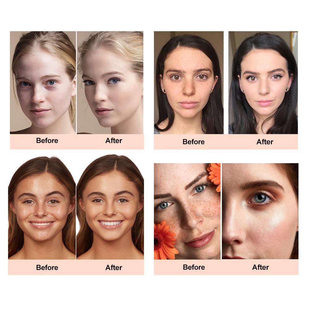 REVIGLAM before and after face showing visible smoothing benefit