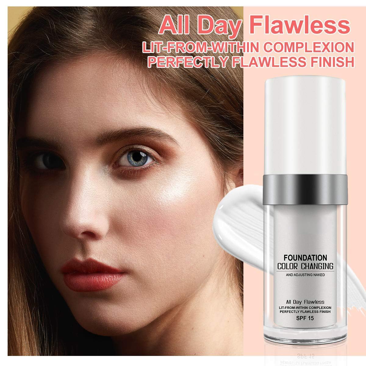 REVIGLAM texture close-up displaying smooth formula for hydrated look
