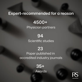 Revision Skincare before and after cleanse showing cleaner, softer skin