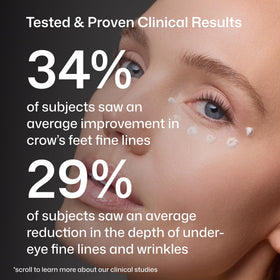 Revision Skincare application demo patting cream around eye for gentle absorption