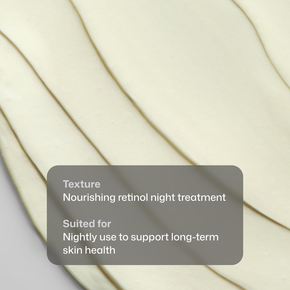 Revision Skincare product label close-up showing active ingredients for informed choice