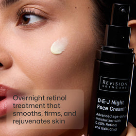 Revision Skincare close-up of cream texture showing nourishing consistency for smoother skin
