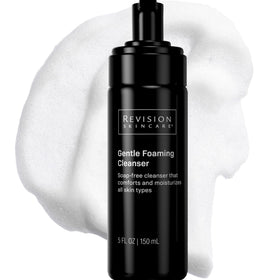 Revision Skincare front packaging showing cleanser and brand clarity benefit
