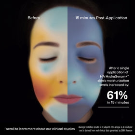 Revision Skincare serum texture on hand showing lightweight hydration benefit