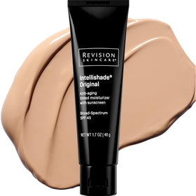 Revision Skincare front packaging showing tube and SPF 45 protection benefit