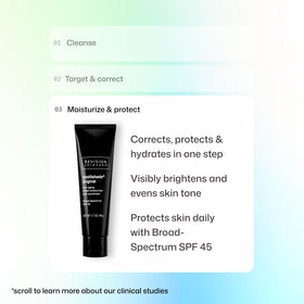 Revision Skincare paired with C+ Correcting Complex 30% in routine for enhanced results