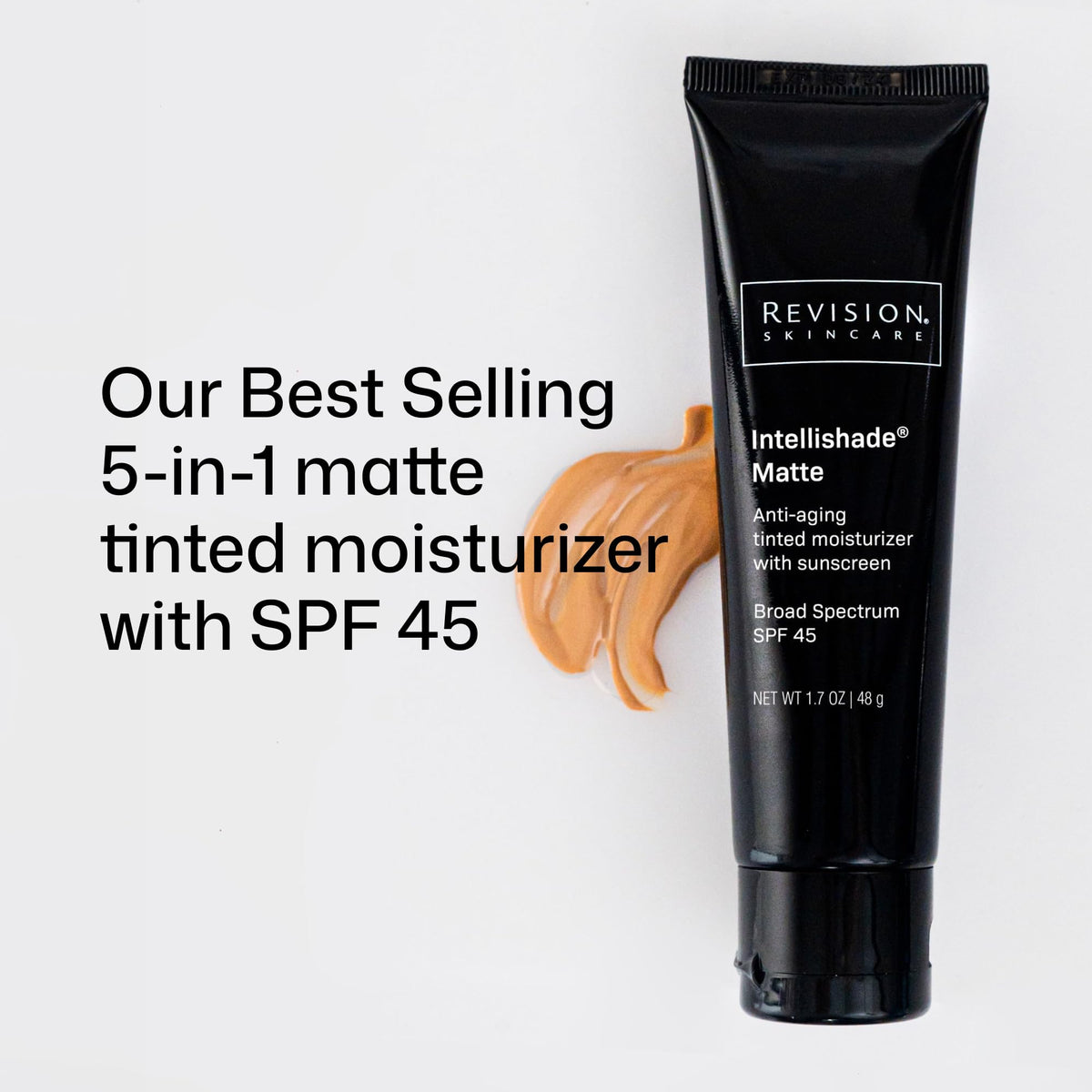 Revision Skincare close-up of creamy matte texture that blurs pores