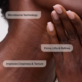 Revision Skincare Nectifirm Advanced before and after comparison showing improved contour