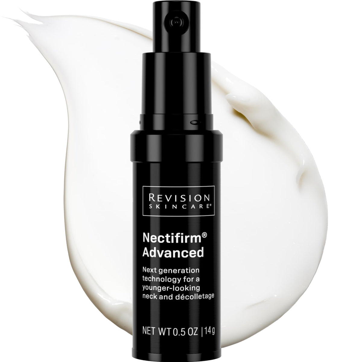 Revision Skincare Nectifirm Advanced front jar showing product and branding for firming