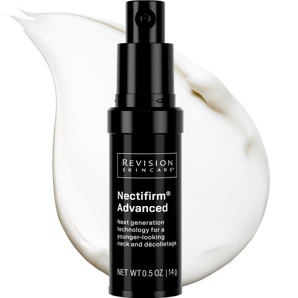 Revision Skincare Nectifirm Advanced front jar showing product and branding for firming