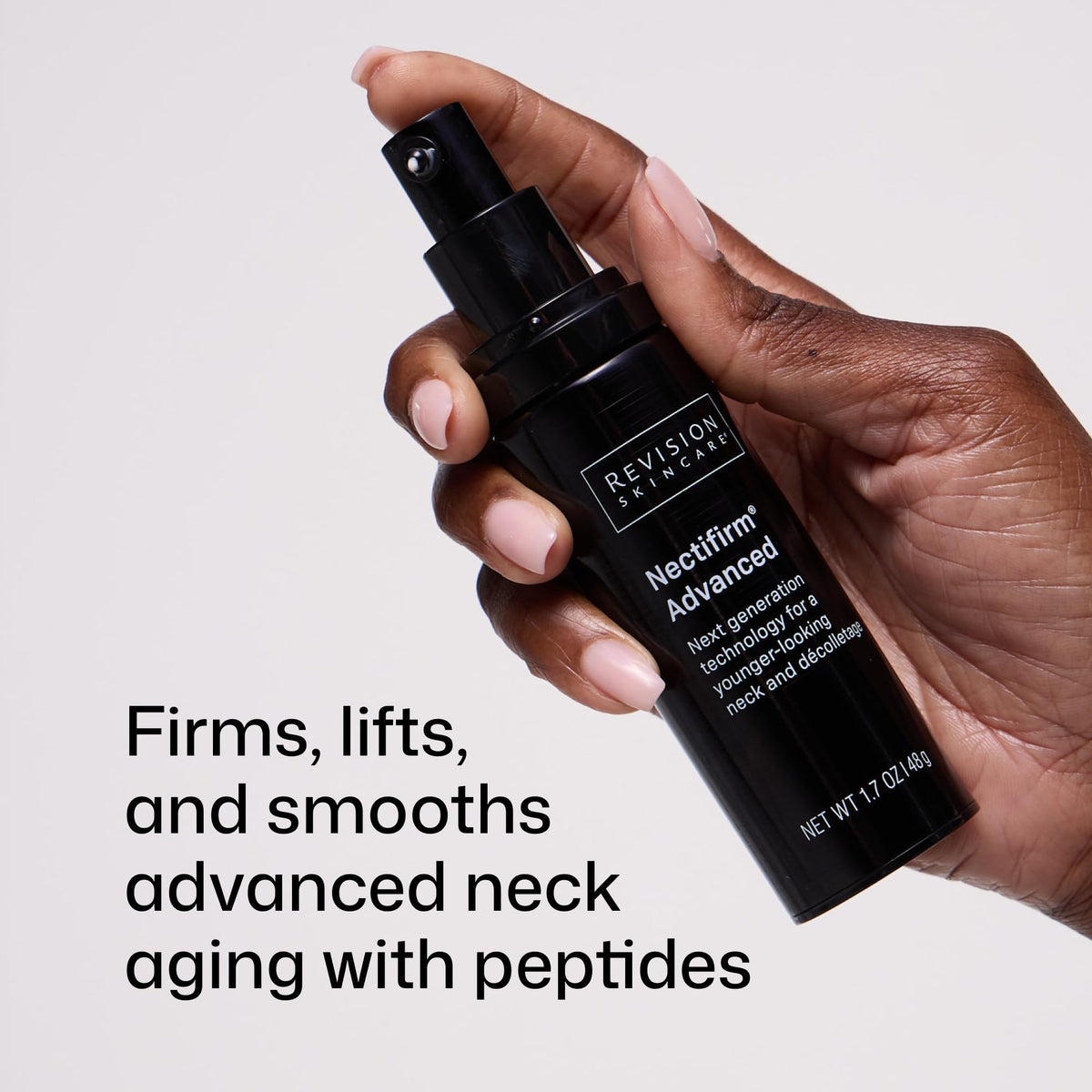Revision Skincare Nectifirm Advanced creamy texture close-up demonstrating hydrating finish