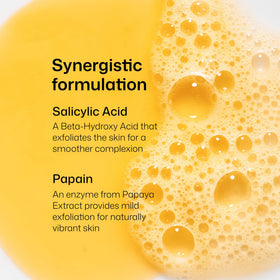 Revision Skincare creamy gel turning into foam demonstrating gentle texture
